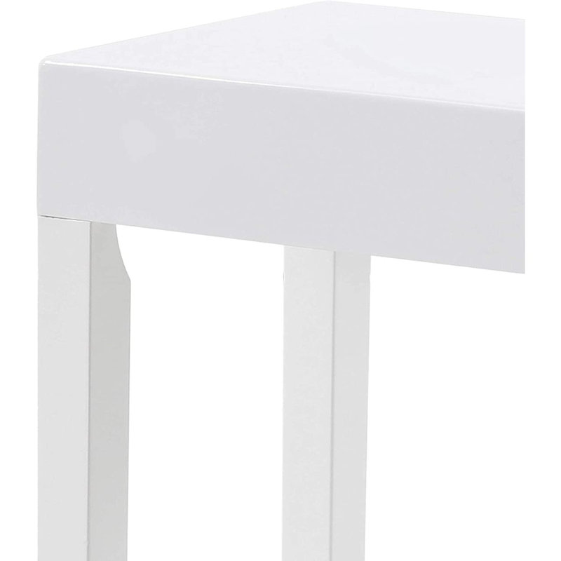 Console moderne, canapé Amy, blanc