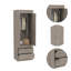 Armoire, porte double, 2 tiroirs, tringle-1395129233
