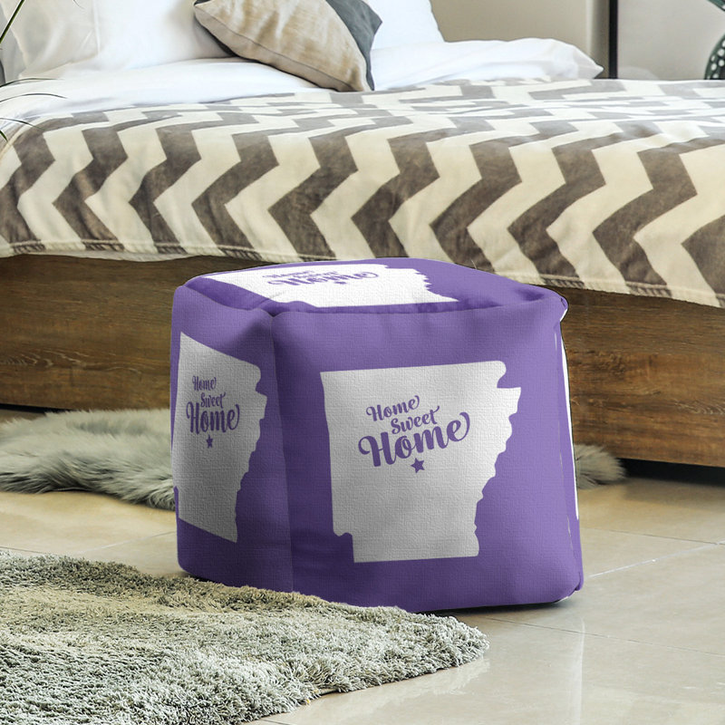Repose-pieds à cubes the home little rock, Mauve