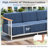 Timberloft 5-Person Outdoor Patio Conversation Set With Sofa Coffee Table Swivel Glider Chairs And 10" Thick Cushions-118782747-118782750