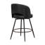 Tabouret de comptoir pivotant H 26 po avec structure en métal-937624277-957950949