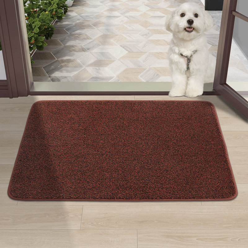 Area Rugs Washable Indoor Door Mat Non-slip Dirt Trapper Doormat Absorbent Welcome Mat for Front Door and Covered Outdoor Areas