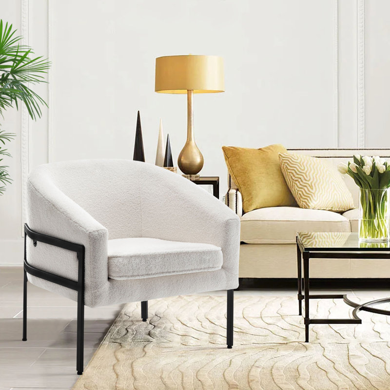 Upholstered Barrel Chair