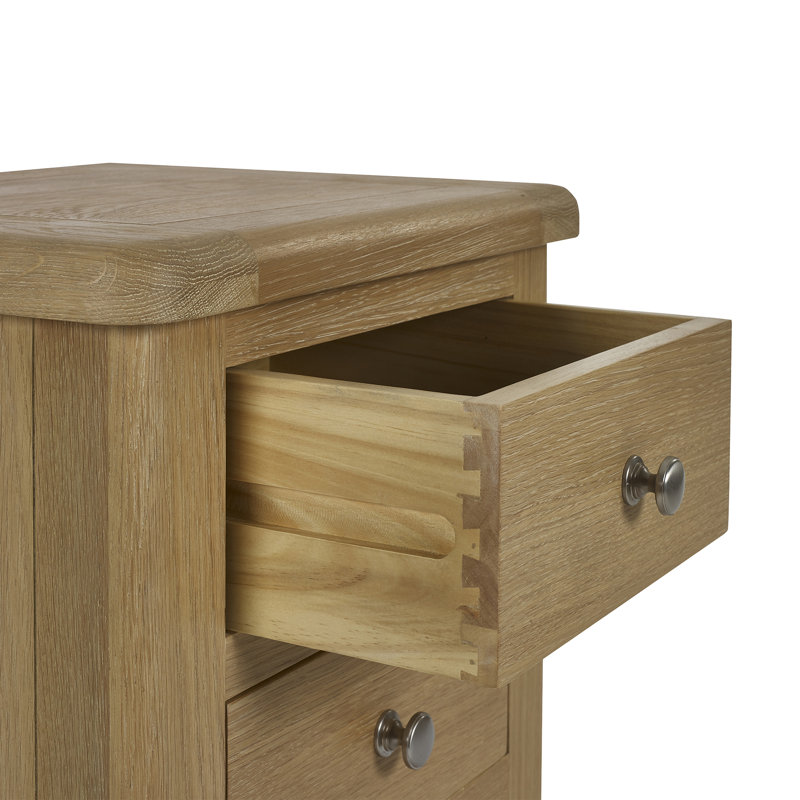 Jeremey 45cm W Solid Wood Bedside Table