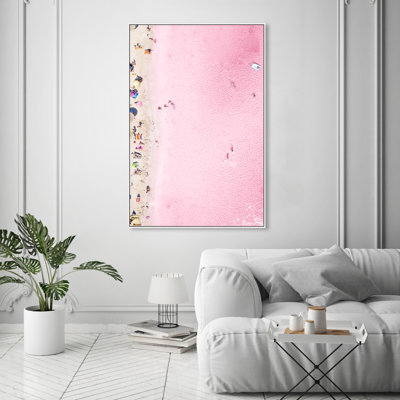 " Nautical And Coastal Pink Beach "