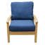 St. Lucia Teak Outdoor Lounge Chair-520615895