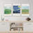 Classical Artwork " Starry Night " 3 - Pieces-91874856-91874858