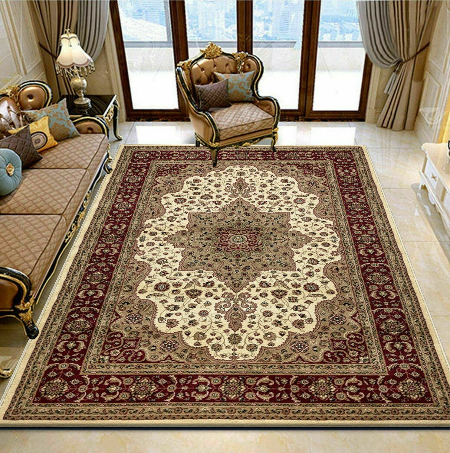 Full Wall Rug Rosalind Wheeler New Luxury Large Traditional Rugs For Bedroom Living ...