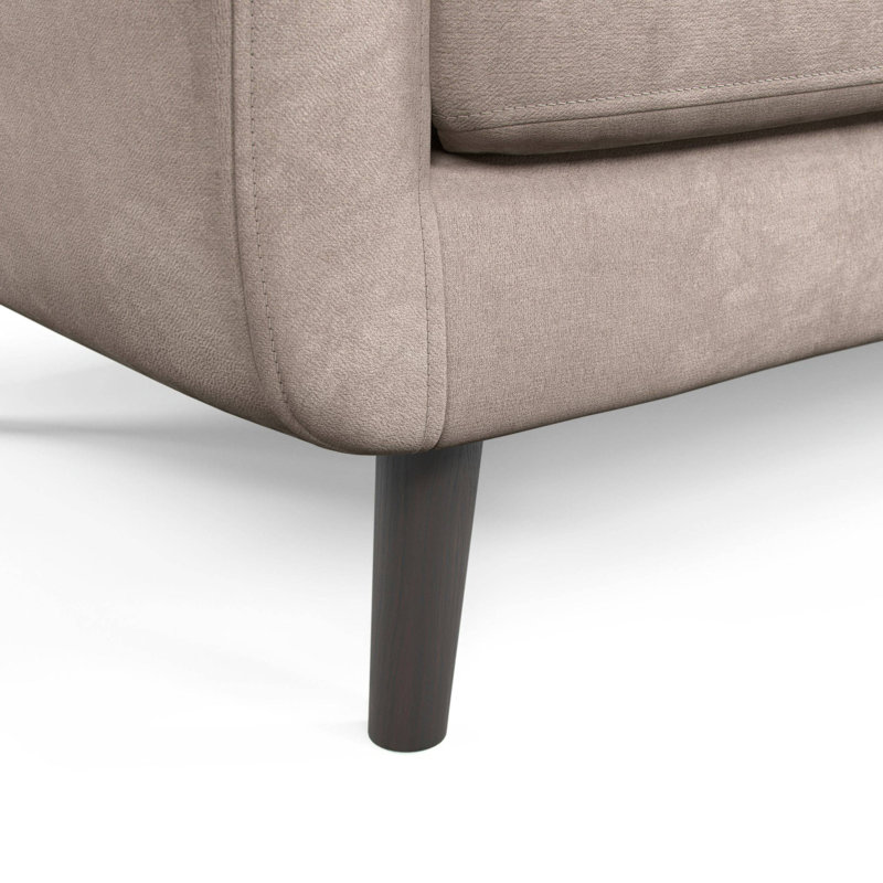 Briganti Faux Leather Armchair, Beige