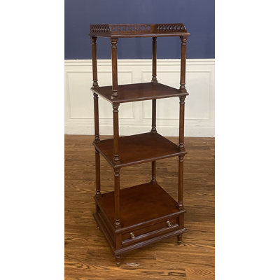 Bibliothèque en bois massif H 50 "x l 18"