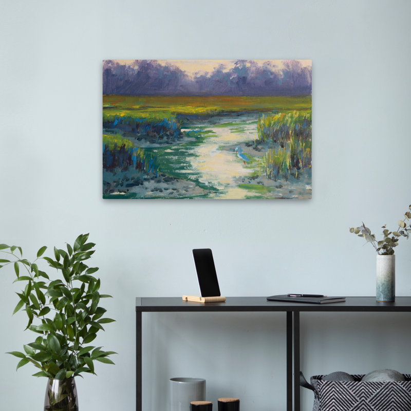 Contemporain matin visiteur, H 24 po x l 16 po