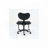 Desk Chair with Lumbar Support and Adjustable Stool,