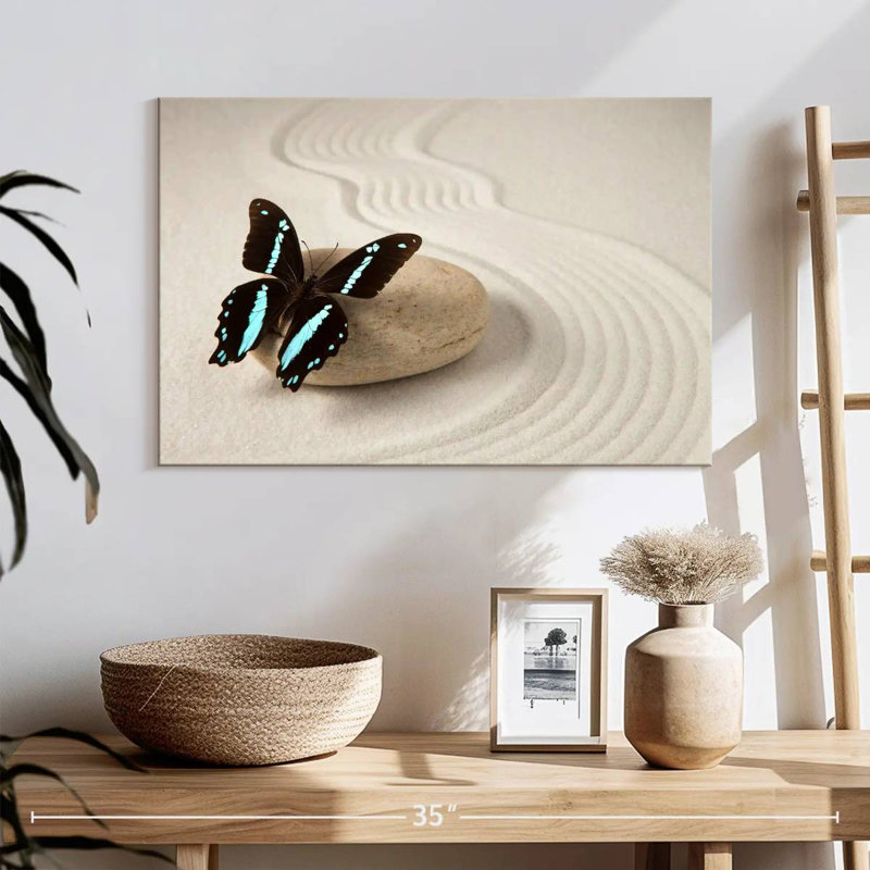 Zen Butterfly, 16" H x 24" W