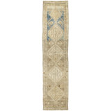Antique One Of A Kind One-of-a-Kind 2'11" X 13'6" Hand Knotted Area Rug