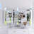 Rectangular Aluminum Medicine Cabinet With Mirror-176677427
