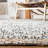 Avia Abstract Hand Loom Cotton/Wool/Jute Ivory/Black/Beige Area Rug-2091160012