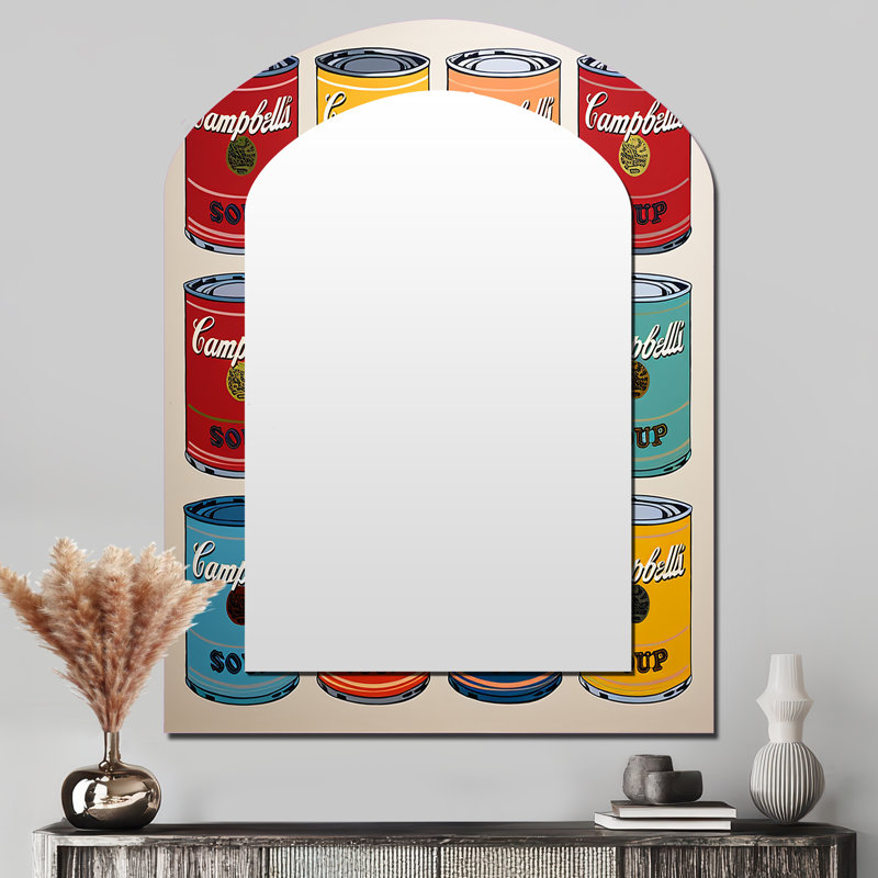 Décoration murale Pop Art Soup Collage II - Red Arch, 43 po x 33 po