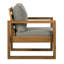 Abhishek Outdoor Lounge Chair with Ottoman