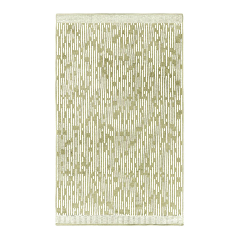 100% Cotton Striped Bath Sheet, Green