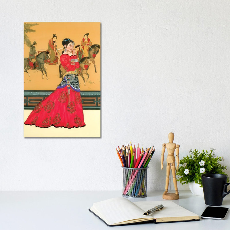 Li Wa - Painting on Canvas, 20.32 cm H x 30.48 cm W, Wrapped Canvas