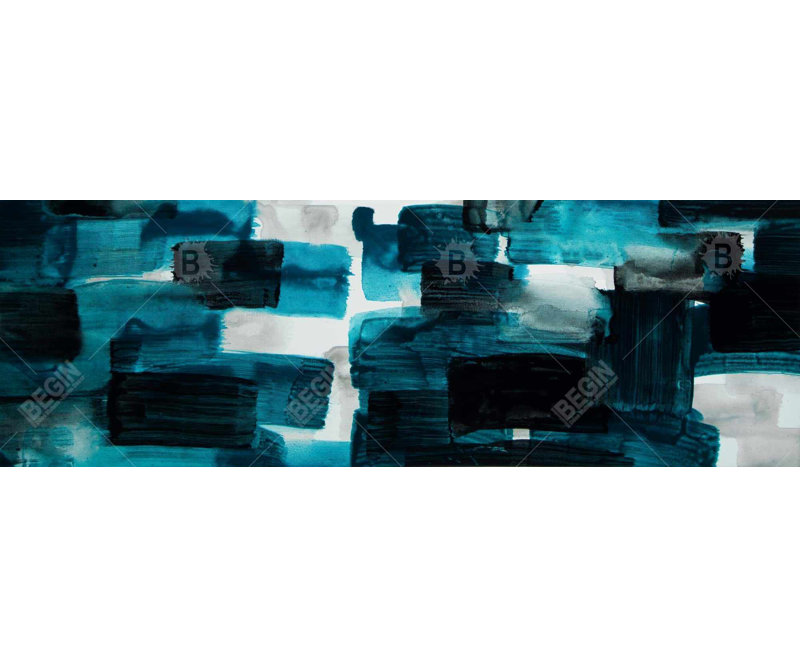 " Turquoise And Gray Squares "