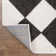 Utgard Classic Geometric Diamond Pattern White/Charcoal Rug