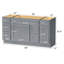 Base de meuble-lavabo simple 60 po seulement-95942882