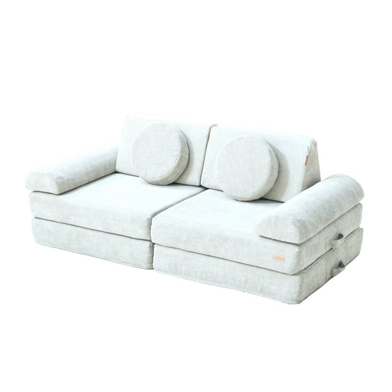 Playrama Montessori Kids Play  Sofa, Blue
