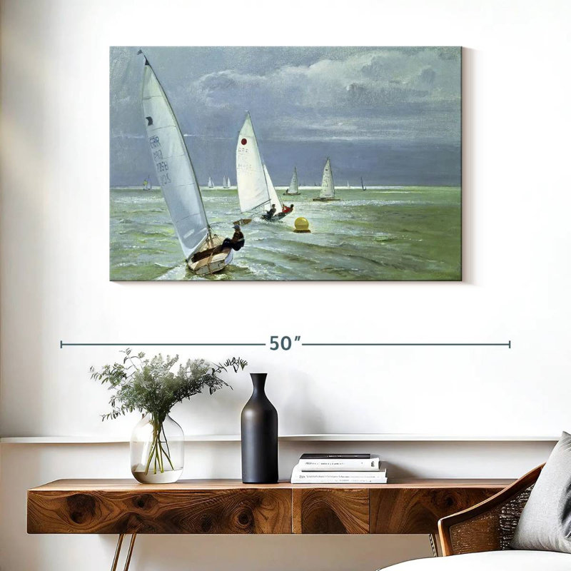 Senne autour de la bouée, H 26 po x l 39 po