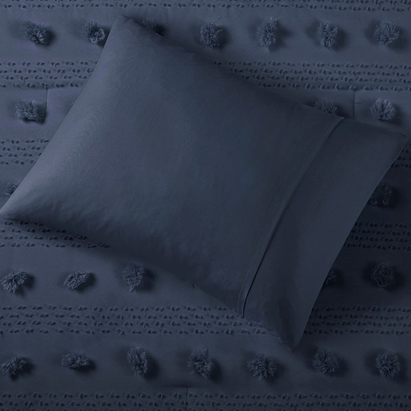 Édredon bleu marine simple / simple TG, Marine
