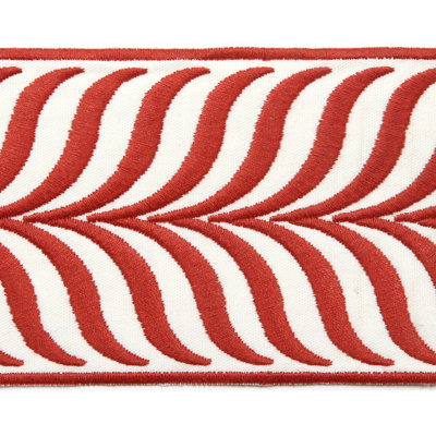 Tissu feuille Crest