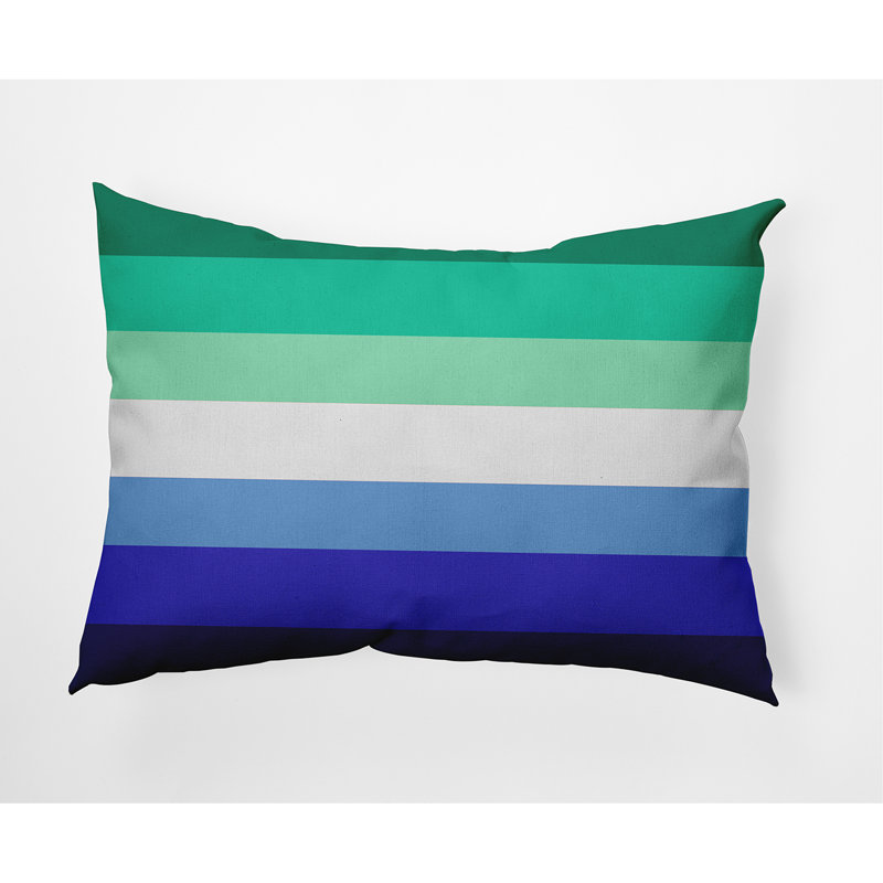 Coussin décoratif, oui, Vert et bleu