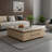 Luxury-Style Square Marble Coffee Table-768598662