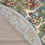 Tapis turquoise / ivoire / jaune Welaka-1723982610