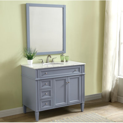 Meuble-lavabo simple 40 po Rivers