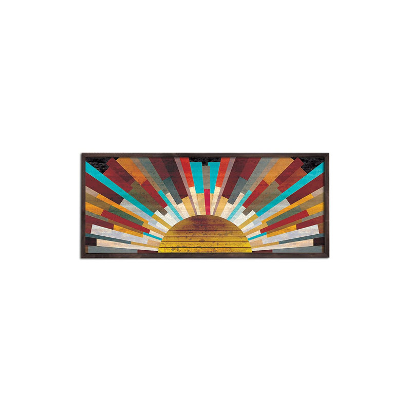 Élégante peinture encadrée décorative, 19,7 po x 47,2 po | Cadre 100% bois massif (épaisseur: 0,8 pouce) | Œuvre d'art durable en 100% panneau de fibres à densité moyenne (épaisseur: 0,1 pouce) | Impression numérique époustouflante pour la décoration de la maison ou du bureau