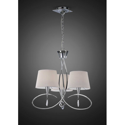 Eurich 3 - Light Shaded Chandelier