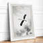 Crane in Mist Japandi - Framed Print-2026711891-2026711896