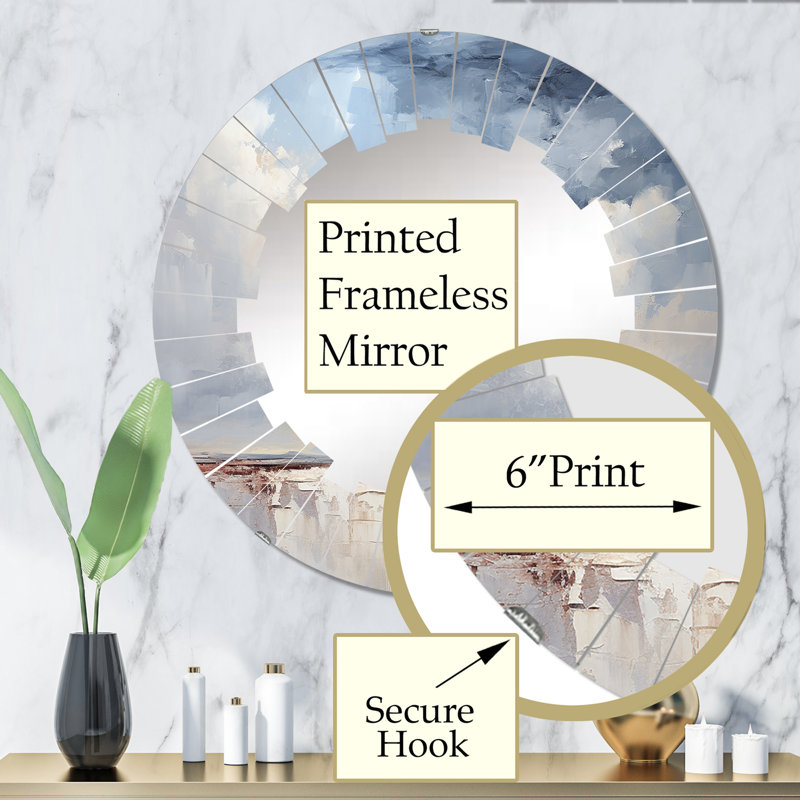 Xenophon Circle Mirror, 32" x 32"