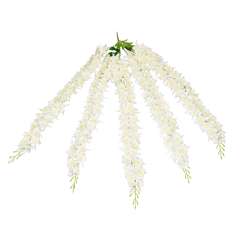 Fleurs de glycine suspendues