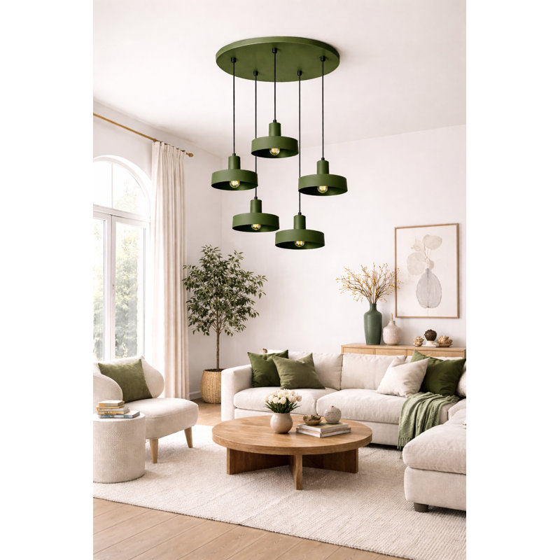 - Light Pendant, Matte Green