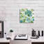 «Cool Watercolor Floral» par Jadei, impression sur toile-427150057