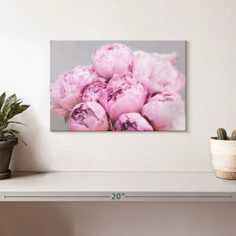 Harnek Peonies I, 8" H x 12" W