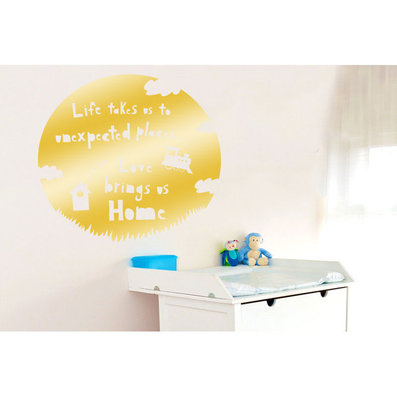 Wall Decal, Shiny Gold