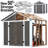 ShelterIt Steel Universal Shed Kit
