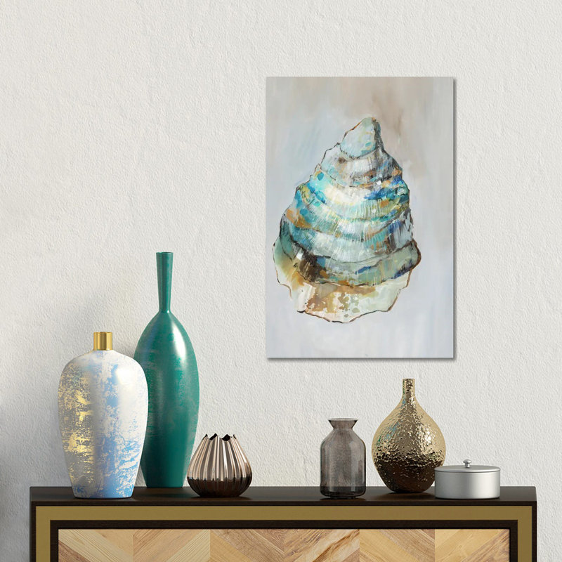 Nautical Whispers II, Wrapped Canvas, No Mat, 18" H x 12" W x 1.5" D