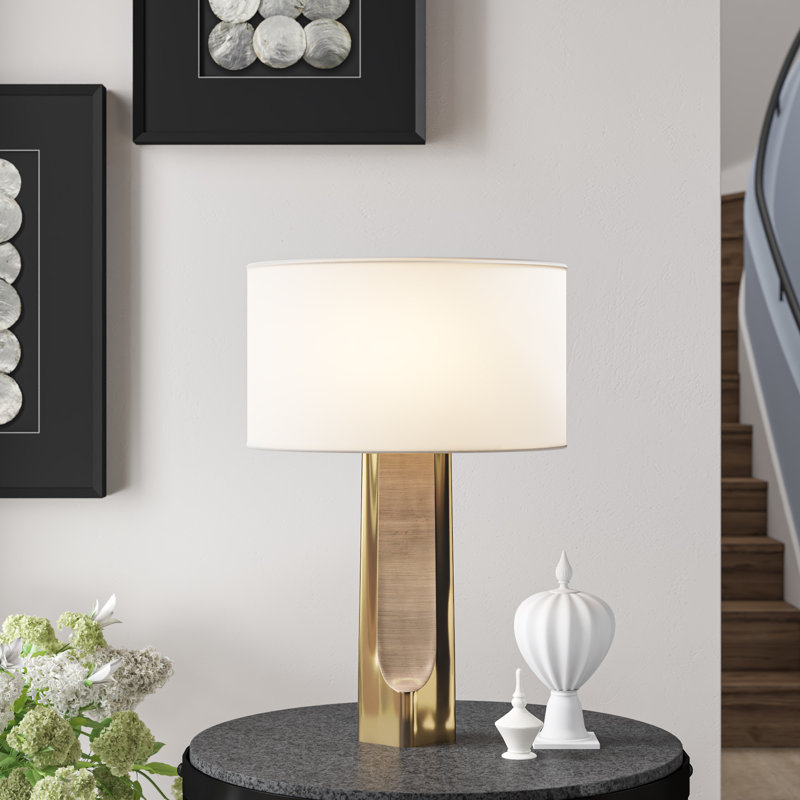 Margeaux Table Lamp, Polished Nickel