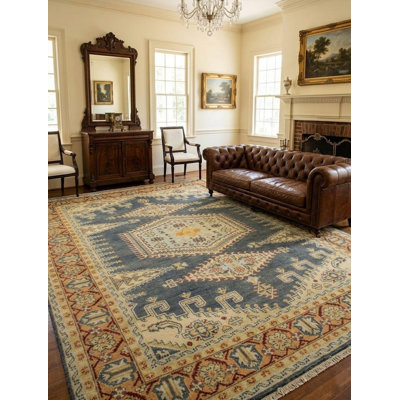 Eilard Wool Geometric Indoor Rug