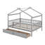 Full Size Wooden House Bed With Drawers-1894697745