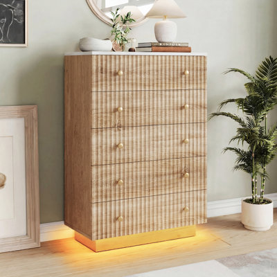 MDF 5 - Drawer Rectangle Accent Chest